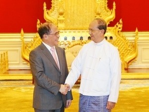 National Assembly Chairman Nguyen Sinh Hung in Myanmar - ảnh 1